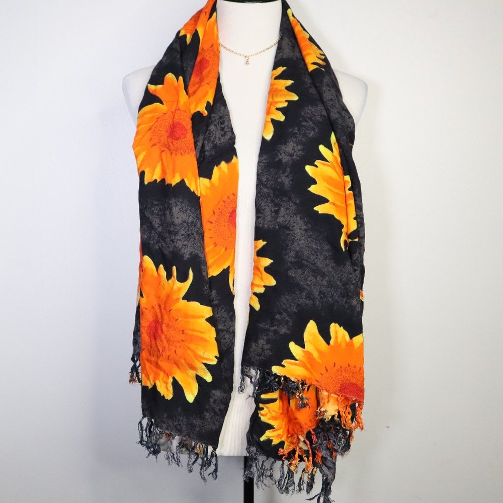Unique Phoenix Fire Flower Koko Knot Scarf